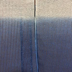 藍染のれん(紙糸)