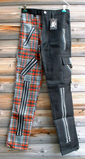 タイガーオブロンドン Zip Pants グレータータン/ブラックコットン 35 ...